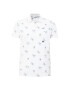 HOLLISTER Tricou albastru / alb - Pled.ro