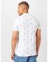 HOLLISTER Tricou albastru / alb - Pled.ro