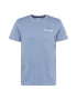 HOLLISTER Tricou albastru / alb - Pled.ro