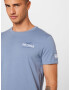 HOLLISTER Tricou albastru / alb - Pled.ro