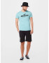 HOLLISTER Tricou albastru aqua / negru - Pled.ro