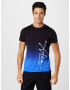 HOLLISTER Tricou albastru / bleumarin / alb - Pled.ro