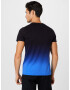 HOLLISTER Tricou albastru / bleumarin / alb - Pled.ro