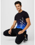 HOLLISTER Tricou albastru / bleumarin / alb - Pled.ro