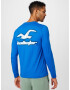 HOLLISTER Tricou albastru / bleumarin / alb - Pled.ro