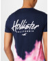 HOLLISTER Tricou albastru / bleumarin / mov orhidee / alb - Pled.ro