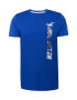 HOLLISTER Tricou albastru cobalt / negru / alb - Pled.ro