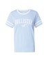 HOLLISTER Tricou albastru deschis / alb - Pled.ro