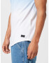 HOLLISTER Tricou albastru deschis / alb - Pled.ro