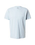 HOLLISTER Tricou albastru deschis / alb - Pled.ro