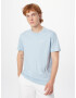 HOLLISTER Tricou albastru deschis / alb - Pled.ro