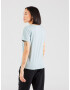 HOLLISTER Tricou albastru deschis / alb - Pled.ro