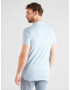 HOLLISTER Tricou albastru deschis / alb - Pled.ro