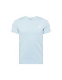 HOLLISTER Tricou albastru deschis / alb - Pled.ro