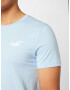 HOLLISTER Tricou albastru deschis / alb - Pled.ro