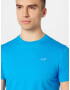 HOLLISTER Tricou albastru deschis / alb - Pled.ro