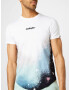 HOLLISTER Tricou albastru deschis / roz / negru / alb - Pled.ro