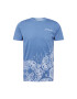 HOLLISTER Tricou albastru fumuriu / alb - Pled.ro