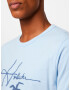 HOLLISTER Tricou albastru fumuriu / albastru deschis - Pled.ro