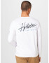 HOLLISTER Tricou albastru fumuriu / negru / alb - Pled.ro