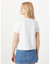 HOLLISTER Tricou albastru marin / alb - Pled.ro