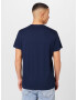 HOLLISTER Tricou albastru marin / alb - Pled.ro