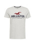 HOLLISTER Tricou albastru marin / gri amestecat / roșu burgundy - Pled.ro