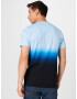 HOLLISTER Tricou albastru neon / albastru deschis / negru - Pled.ro