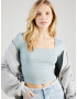 HOLLISTER Tricou albastru pastel - Pled.ro