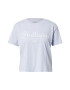 HOLLISTER Tricou albastru pastel / alb - Pled.ro