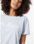 HOLLISTER Tricou albastru pastel / alb - Pled.ro