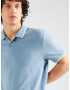 HOLLISTER Tricou albastru pastel / alb - Pled.ro