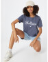 HOLLISTER Tricou albastru porumbel / alb - Pled.ro