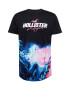 HOLLISTER Tricou albastru / roz / negru / alb - Pled.ro