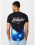 HOLLISTER Tricou albastru / verde mentă / negru / alb - Pled.ro