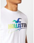 HOLLISTER Tricou albastru violet / fucsia / negru / alb - Pled.ro