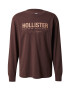 HOLLISTER Tricou 'APAC' maro / maro deschis - Pled.ro