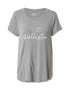 HOLLISTER Tricou auriu / gri amestecat / alb - Pled.ro