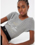 HOLLISTER Tricou auriu / gri amestecat / alb - Pled.ro