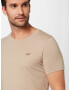 HOLLISTER Tricou bej / albastru marin / negru / alb - Pled.ro