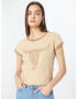 HOLLISTER Tricou bej / maro - Pled.ro