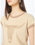 HOLLISTER Tricou bej / maro - Pled.ro