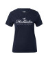 HOLLISTER Tricou bleumarin / alb - Pled.ro