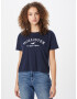 HOLLISTER Tricou bleumarin / alb - Pled.ro