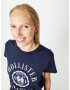 HOLLISTER Tricou bleumarin / alb - Pled.ro