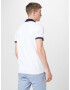 HOLLISTER Tricou bleumarin / alb - Pled.ro