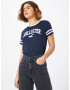 HOLLISTER Tricou bleumarin / alb - Pled.ro