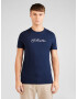 HOLLISTER Tricou bleumarin / alb - Pled.ro