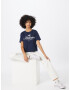 HOLLISTER Tricou bleumarin / alb - Pled.ro