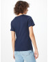 HOLLISTER Tricou bleumarin / alb - Pled.ro